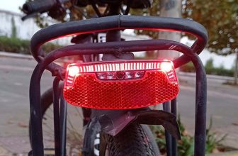 Bike Bicycle Rear Mountain Cycling LED Tail Lights Luggage Carrier Tail Rack