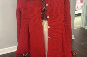 Christmas Dress with Jacket Girls Size 8 Red Christmas Party Holiday Dress