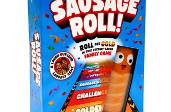 Sausage Roll Board Game | Fun Challenges for Kids, Teens & Adults | Easy Setup