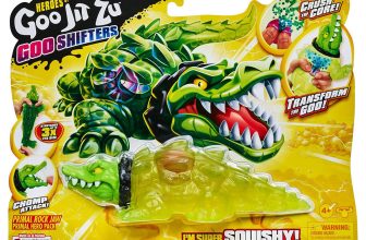 Heroes of Goo Jit Zu Goo Shifters Primal Rock Jaw Squishy Action Figure (41406)