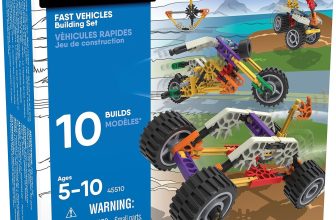 K’NEX | Fun Fast Vehicles Building Set 10 Model Beginner | Construction Toys…