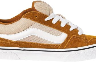 Size UK 8.5 – Vans Caldrone Suede Golden Brown Trainers Shoes Sneakers