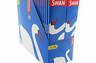 Full Box of 50 packs Swan Blue King Size Slim Cigarette Rolling Papers £12.49