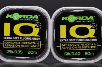 Korda IQ2 Flurocarbon Hooklink 20m Carp Fishing Line – All Sizes