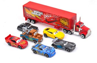 7X Cars 2 Lightning McQueen Racer Car&Mack Truck Kids Toy Collection Gifts