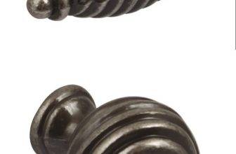 Hafele Twister Antique Pewter Cabinet Knob