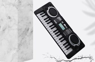 Black Kids Keyboard Piano 37 Key Portable Educational Musical Instrument Toy OU