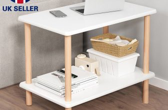 Narrow End Table for Living Room Small Side Tables Bedside Table White UK .