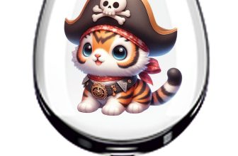 12x Tiger Pirate Colourful Wine Glass Bottle Tumbler Van Car Vinyl Sticker Decal