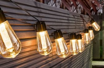 20LED Solar Powered Retro Bulb String Lights Garden Outdoor Fairy Christmas Lamp