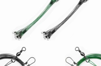 10pcs Wire Trace Fishing Pike Zander Lure Swivel Link Barrel Steel Strong Lure