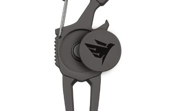 SWIFTEE Golf Divot Pitch Mark Repair Tool 7-in-1 – Matte Black