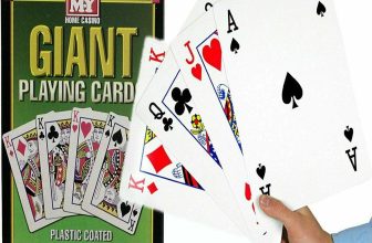 Gigantic A4 Playing Cards Large Indoor Outdoor Summer Garden Game Fun Family