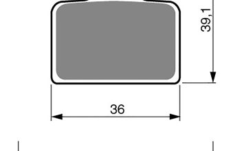 Goldfren K5-173, FA351, FDB2127, VD9003 Disc Pads (Pair)