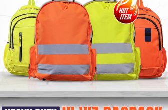 HI VIZ VIS BACKPACK WORK RUCKSACK HIGH VISIBILITY REFLECTIVE CYCLING SCHOOL BAG