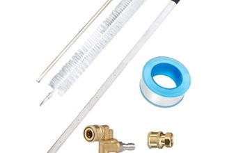 Radiator Cleaning Brush for Cars with Quick Connectors and Detachable Nozzles