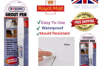 TILE GROUT WHITENING PEN ANTI MOULD REPAIR RESTORES WHITE KITCHEN BATHROOM