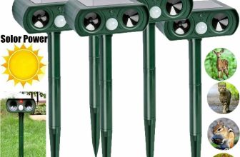 3x Ultrasonic Solar Cat Dog Repellent Fox Pest Scarer Deterrent Repeller Garden