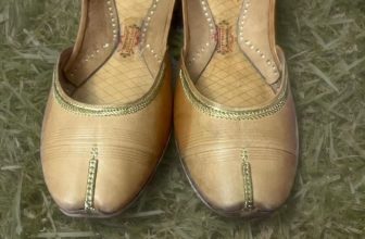 Handmade Leather Khussa double shaded Pakistani Punjabi Jutti Wedding Shoes