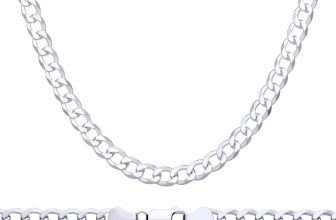 925 Sterling Silver Curb Chain 7mm Solid & Sturdy 16″ 18″ 20″ 22″ 24″ 26″ 30″