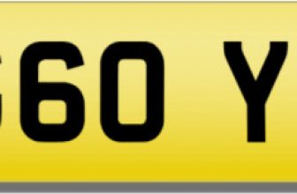YT INITIALS  Private CHERISHED Registration Number Plate  G6 OYT