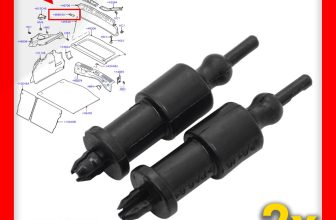 2X HATCHBACK PARCEL SHELF FIXING STRAP STRING CLIPS FOR FORD FOCUS MK2 (03-11)