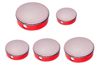 Wooden Tambourine Drum Musical Toys Percussion Instrument Hand Drum for Family