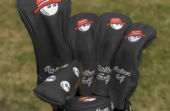 Golf Club Cover Driver Fairway Wood Hybrid Ut Putter Mallet Headcover Black