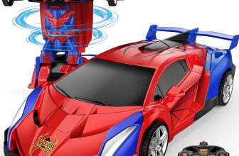 2-in-1 Transforming RC Car Robot Toy | 360° Rotation Remote Control Vehicle for