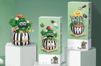 Loz Brick Building Block Bonsai Cactus – Eternal Flowers – Succulent Garden