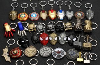 Avengers Marvel Heros Spider Iron man Thor Thanos Captain America Key Ring Chain