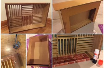 1. American Girl Fireplace Progress