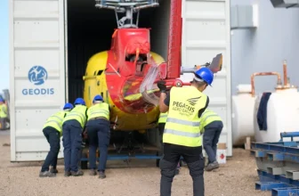 GEODIS ships firefighting helicopters between Spain and Chile