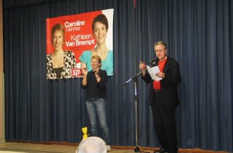 Caroline Gennez bij bij sp.a Ekeren