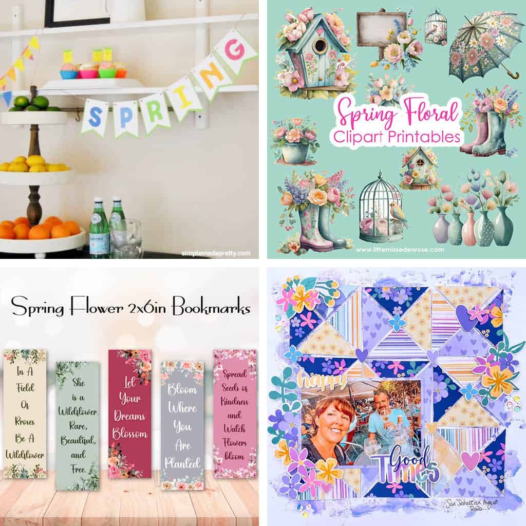 4 free spring printable files to download