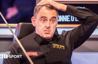 Ronnie O’Sullivan loses to Zhou Yuelong in UK Championship first round