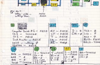 Impossible Mission map & guide 1