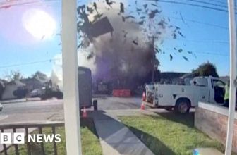 Six injured as house explodes in California