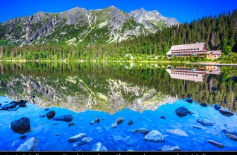 Slovakia – Hight Tatras – Vysoke Tatry – Highest mountain range of Eastern Europe – Popradské pleso