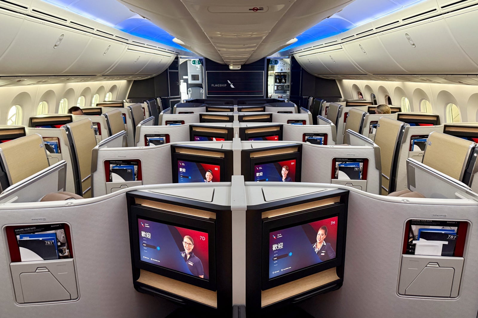 Flagship Suite product on Boeing 787-9P plane