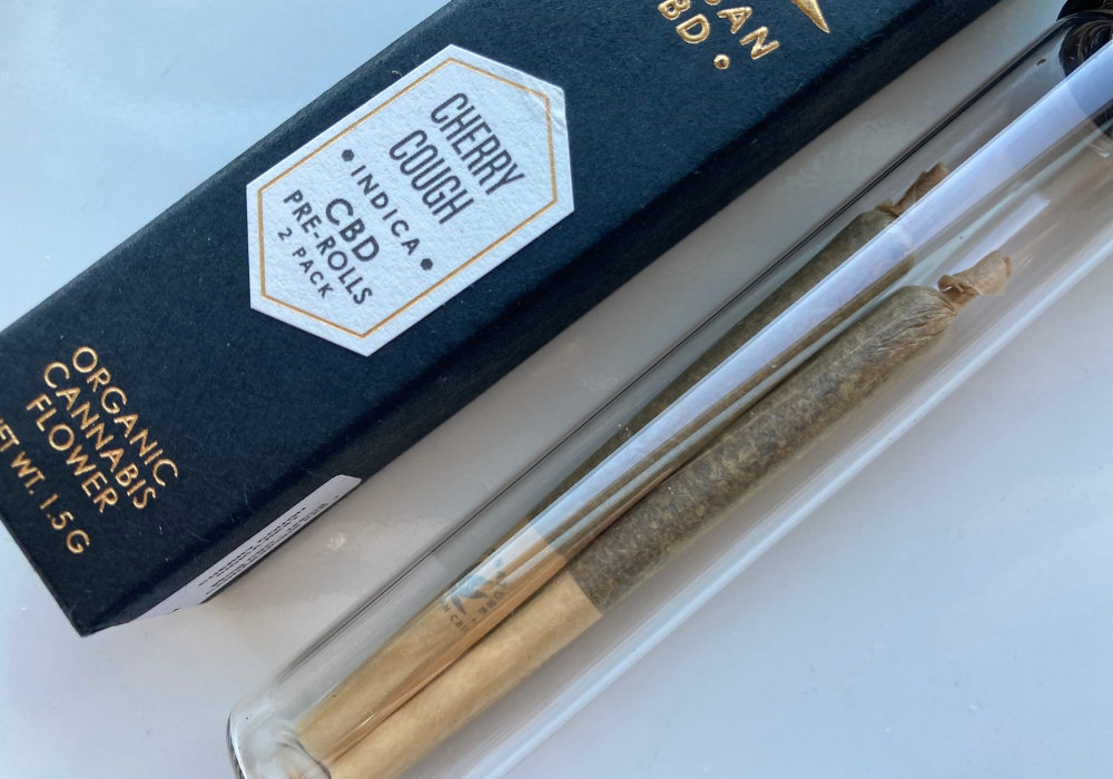 Cherry Cough CBD pre rolls Secret Nature