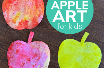 Fizzy Apple Painting – Toddler Approved