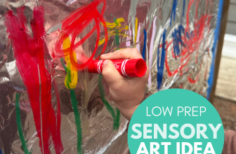 Foil Drawing: Sensory Art Activity for Preschoolers