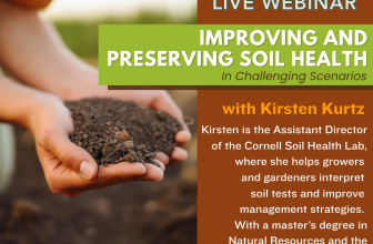 Improving and Preserving Soil Health in Challenging Scenarios – Q&A with Kisten Kurtz