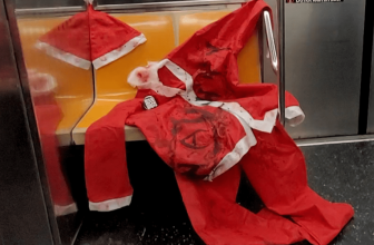 Bloody Santa Suits Were Left in Multiple Major Cities During Thanksgiving Weekend…