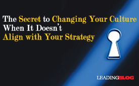 Secret to Culture Change