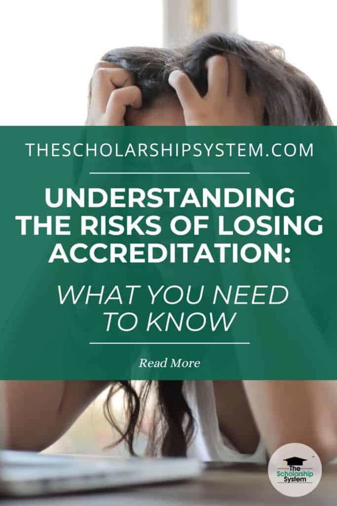 Learn about the potential risks of losing accreditation and how it can impact your institution. Gain insights and prepare for the future. Read more now!