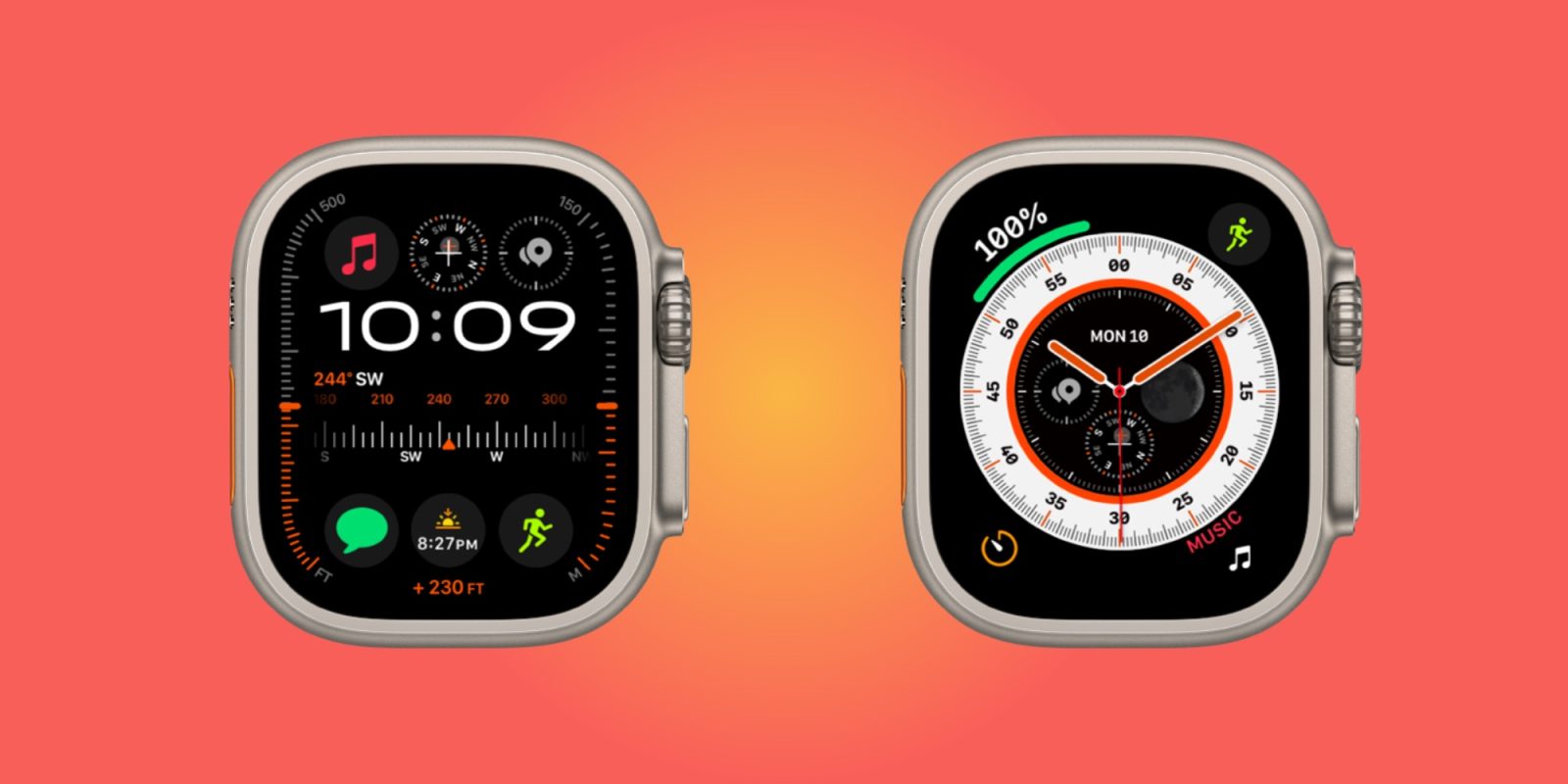Apple Watch Ultra exclusive faces