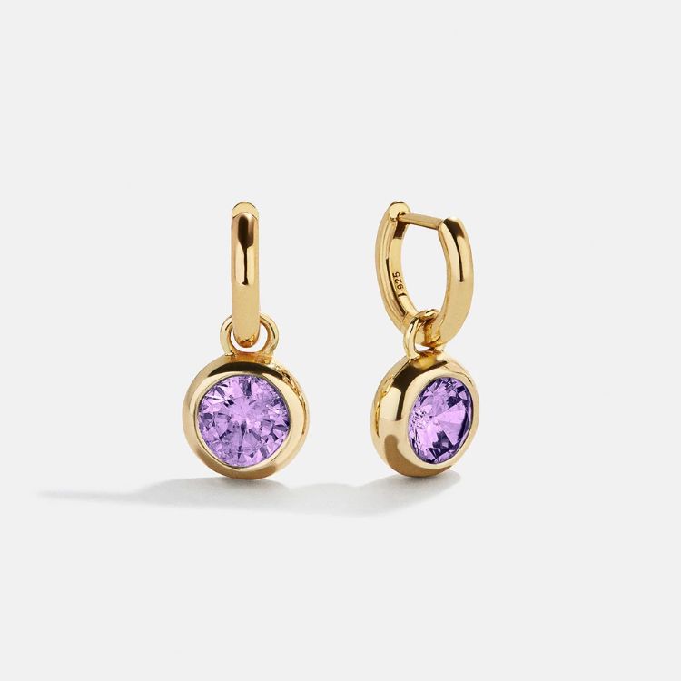 Birthstone Drop Earrings
