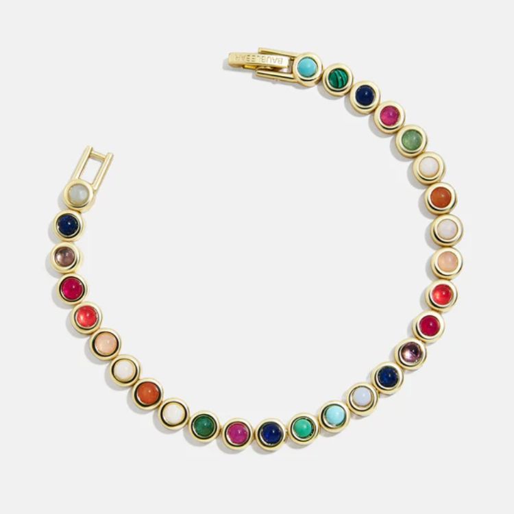 Multi-Color Semi-Precious Stone Bracelet